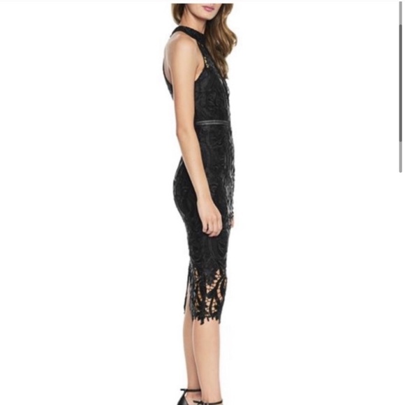 NWOT Bardot Isa Lace Halter Dress - Picture 3 of 8